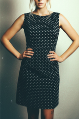 Vintage French Polka Dot Dress