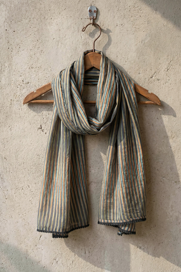 Blockprint Scarf