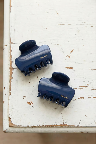 Recycled Medium Cloud Claw Clip- Blue