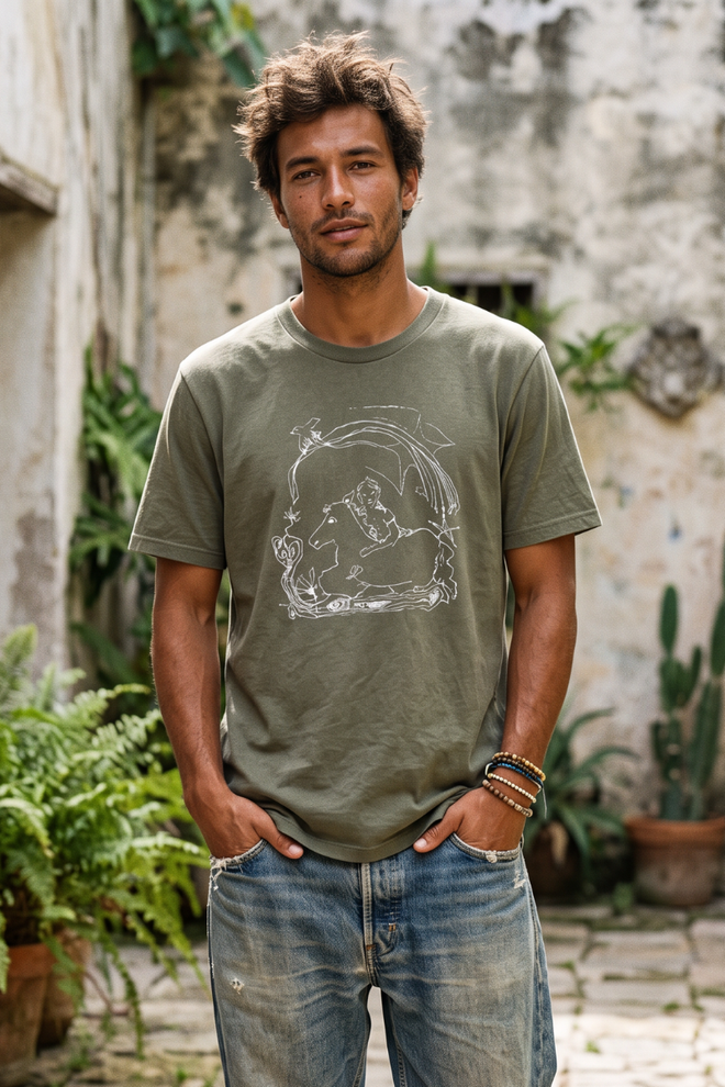 Men's Bella + Canvas Silk Screen Tee
