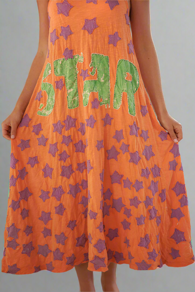 Star Applique Lana Tank Dress
