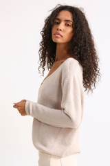 Alpaca V-Neck Cardigan
