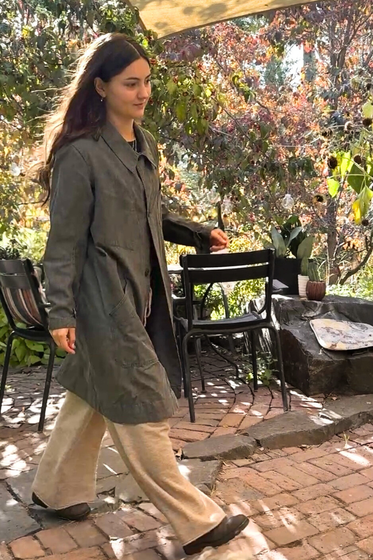 Vintage French Workwear Coat