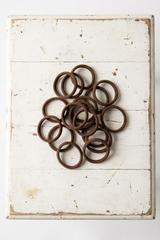 Recycled Fabric Seamless Hair Elastics