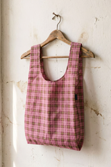 Big Baggu - Azalea Pink Tartan
