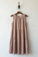 Gingham Panel Dress