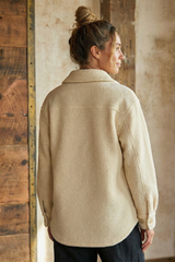 Women's Retro Pile Shacket