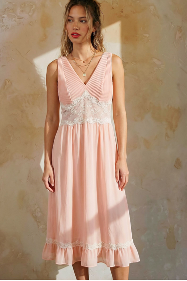 French Vintage Silk Slip Dress