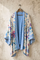Blue Floral Kimono