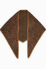 Cashmere Leopard Neckerchief
