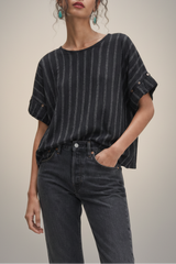 Button Sleeve Top