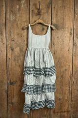 Hand Stitched Check Dress