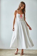 Woven Eyelet Detailed Maxi