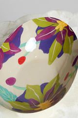 Painterly Floral Ceramic Bowl