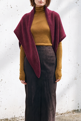 Cashmere Sangria Triangle Scarf