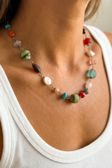 Multi Nugget Necklace l