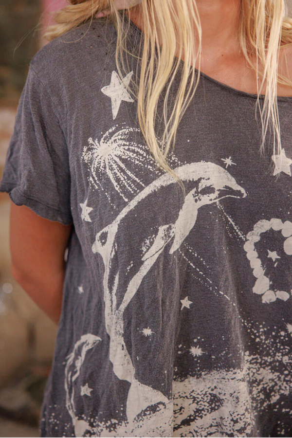 Sky Dolphin Tee