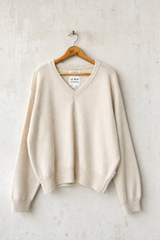 Abby Cotton V-neck Sweater