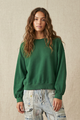 Pointelle Core Sweatshirt
