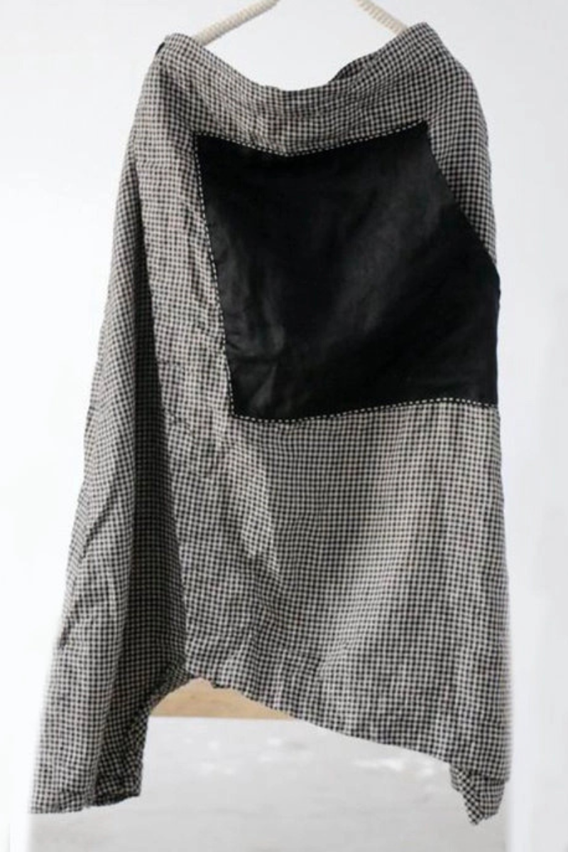 Split-Joint Cropped Linen Pants