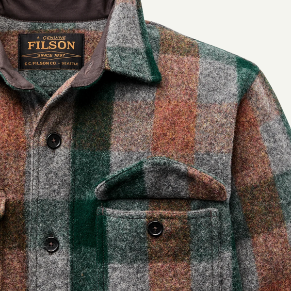 ジャケット・アウター CCU FORESTDOUBLE MACKINAW SHIRT JACKET 2 Filson Mackinaw Wool Jac Shirt – Studio Opal Boutique