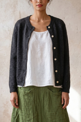 Round Neck Cardigan