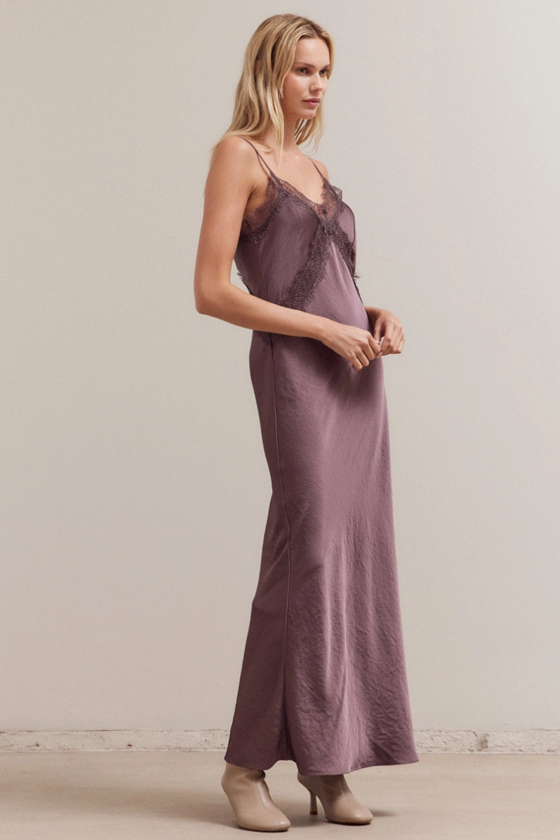 Maxi Satin Dress