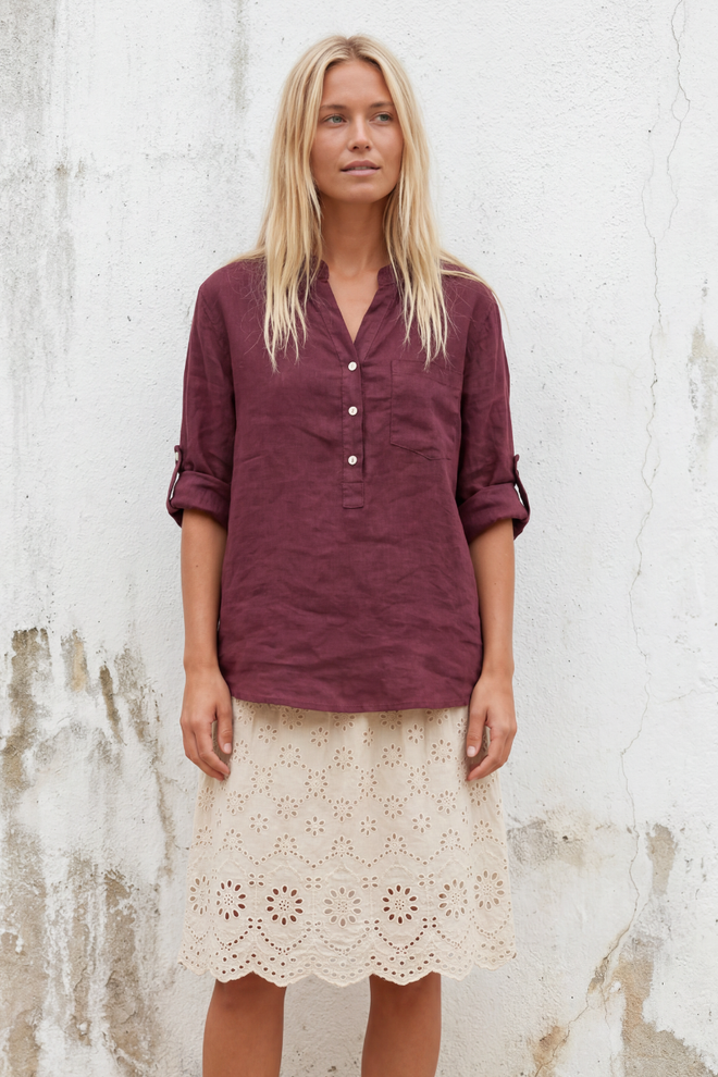 Lovely Linen Blouse