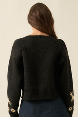 Forest Motif Cardigan