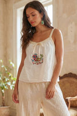 Linen Flowy Tanks