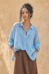 Linen Button Tunic
