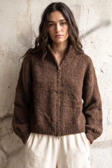 Soft Zip Cardigan