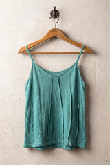 Linen Seamed Tank