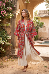 Artisanal Quilted Kimono