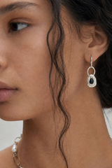 Sapphire Molten Earrings