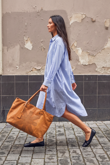 Artist Long Shirt Dress