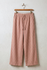 Relaxed Fit Eyelet Pants