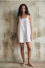 Maeve White Cotton Nightgown