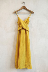 Wrap Linen Dress