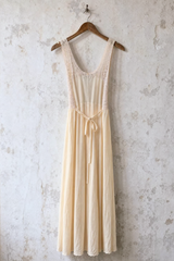 French Vintage Lace Slip Dress, Circa 1928–1934