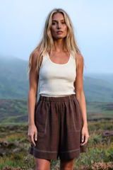 Linen Blended Shorts