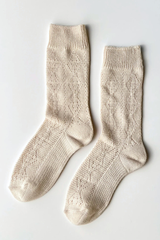 Modal Eyelet Socks