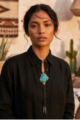 Natural Turquoise Bolo-Unisex