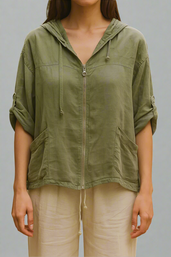 Linen Spring Hoodie