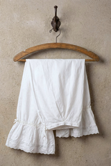 Antique French Cotton Lace Bloomers