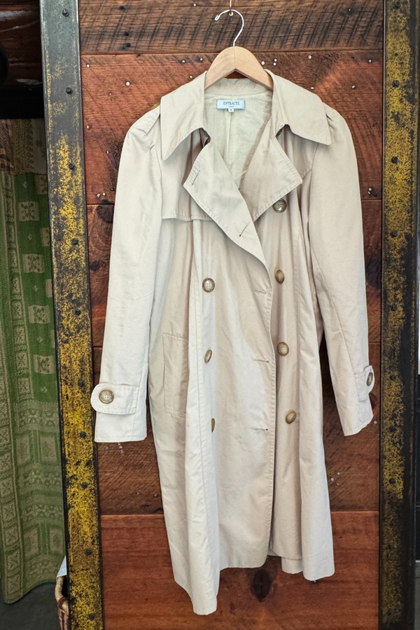 Vintage Entracte Paris Trench Coat