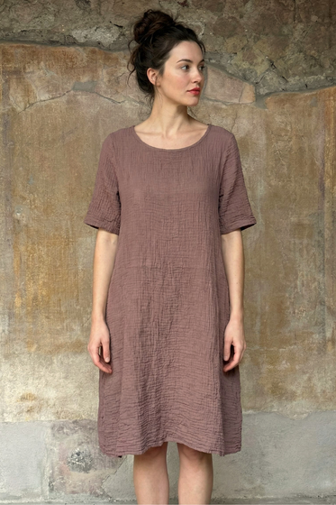 Cotton Crinkle Dress
