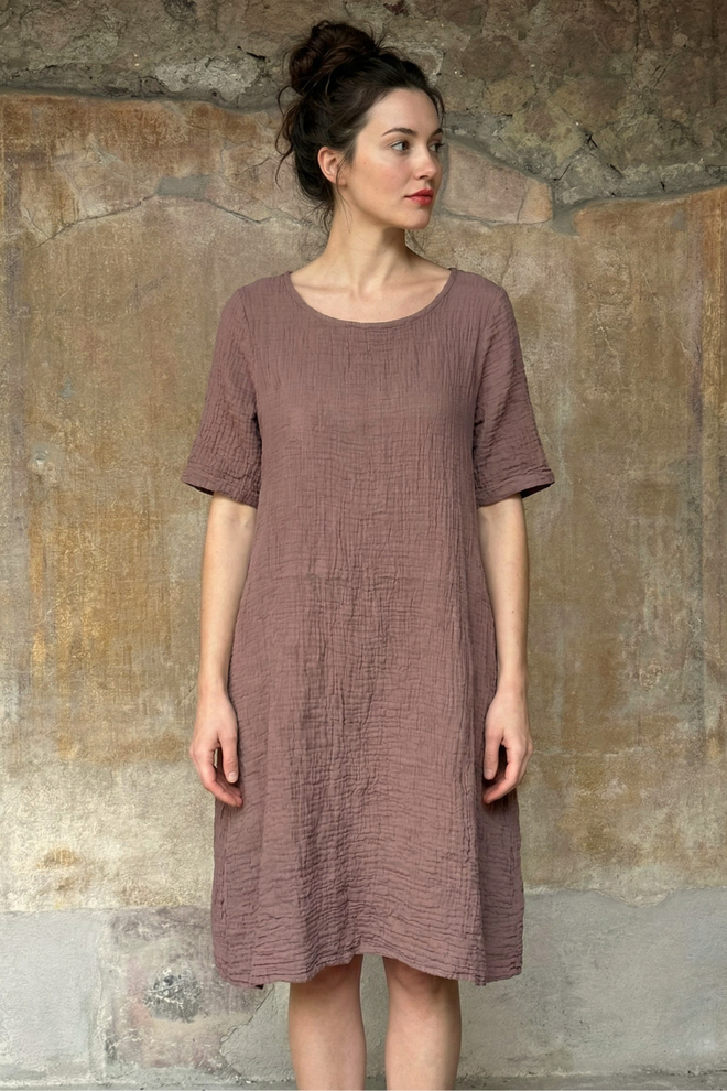 Cotton Crinkle Dress