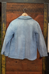 Unisex Rare Light Indigo Vintage French Workwear Jacket