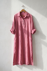 Collar Linen Dress